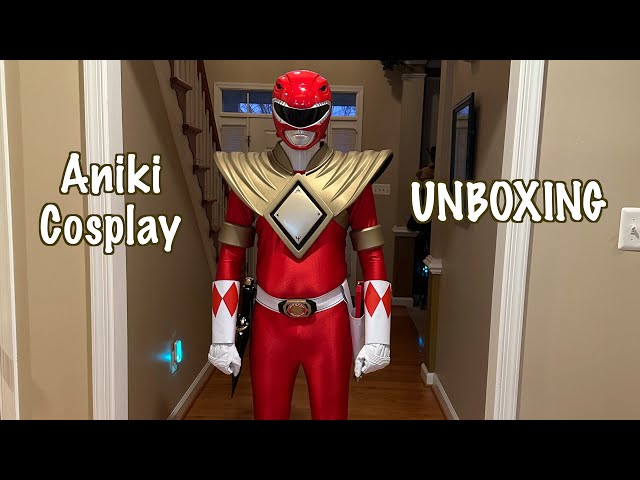 Aniki Cosplay Armored Mighty Morphin Red Ranger Unboxing!