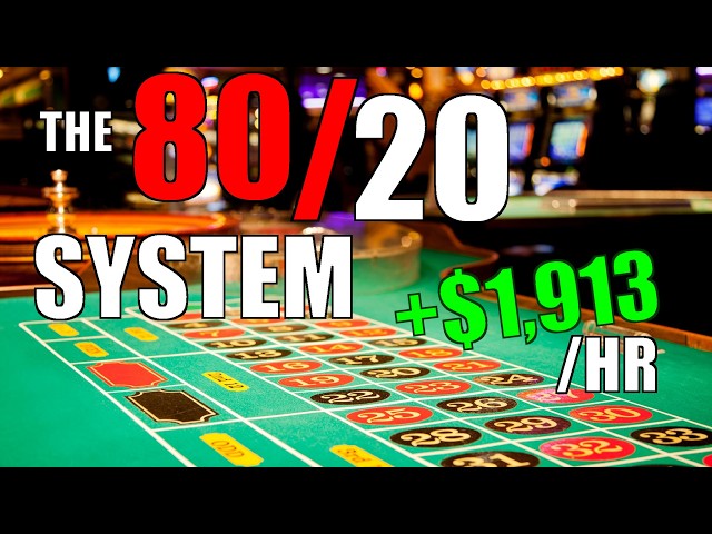 MAKE $1,913 an HOUR?!? - The ‘80/20’ Roulette Strategy