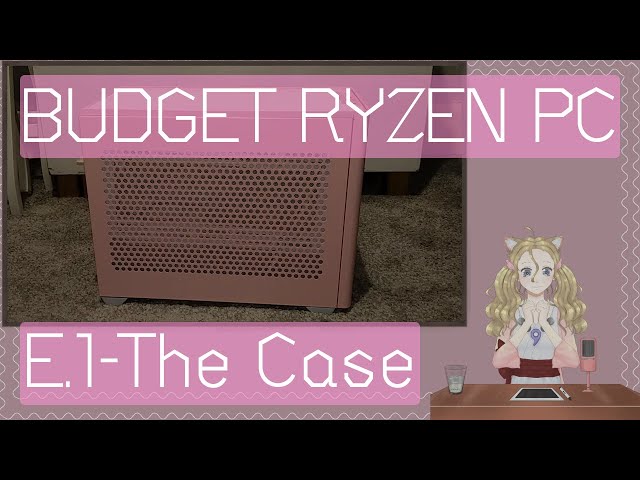 The Budget RYZEN (Gaming) PC Episode 1: The Case - CoolerMaster NR200P Pink ITX Case (Unboxing)