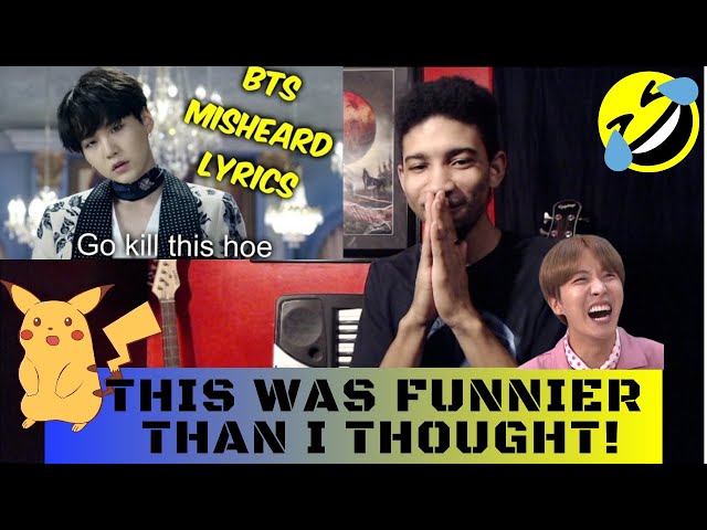 Music Producer Reacts | BTS- Misheard Lyrics | Try Not To Laugh