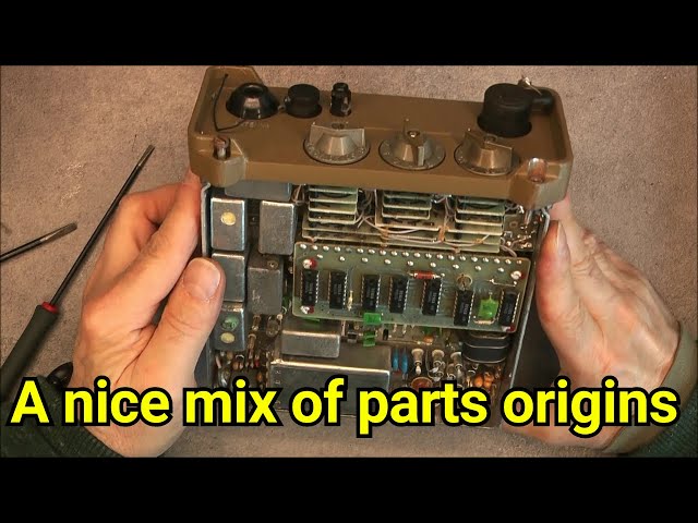 Mega rare bulgarian R-31M military radio teardown