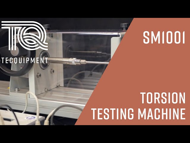 Torsion Testing Machine SM1001 - Materials Testing - TecQuipment