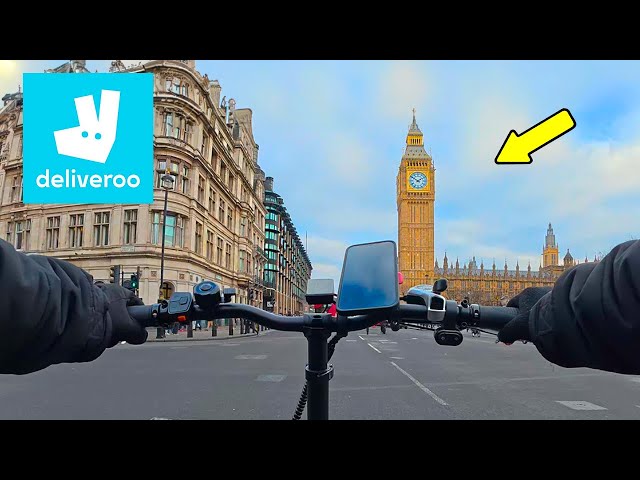 Delivering FAST FOOD on My E-Bike In London! Delivery Rider POV