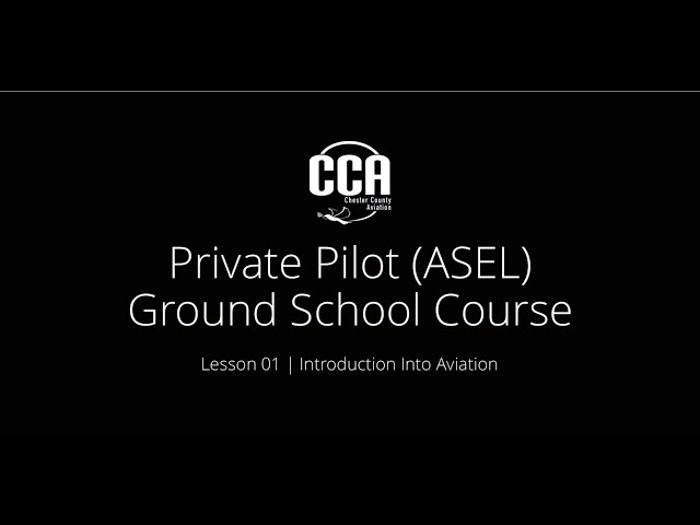 LESSON 01 - Introduction To Aviation