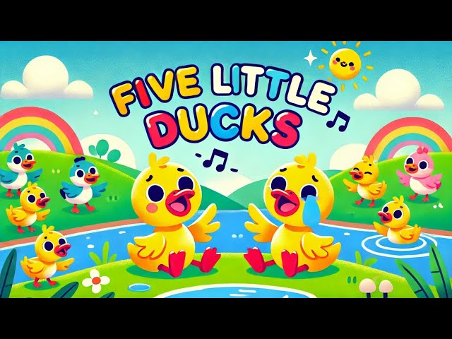 Five Little Ducks went out one day | Nursery Rhymes & Kids Songs | KidsImagiNation