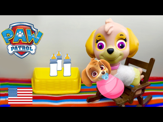 Paw Patrol Baby Morning Routine Chase and Skye New Parents Full Episode