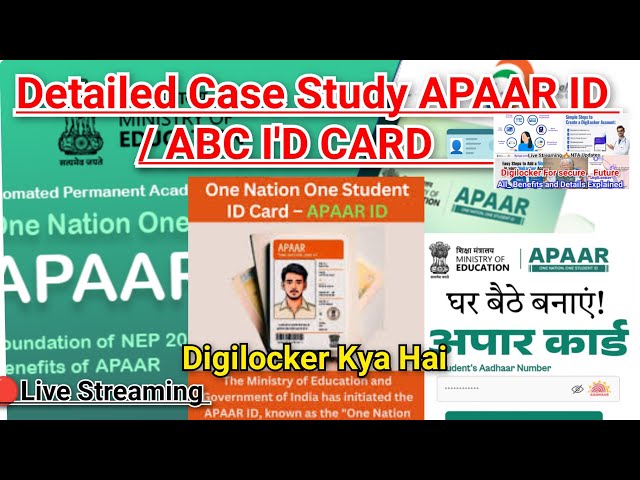 #APAAR ID _ ABC ID Card And Digilocker Kya hai & Question And Answers Details Scam Exposed 🔥