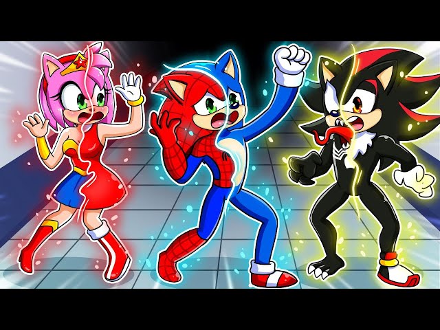 SONIC X SHADOW The Hedgehog But They're Elemental?? 😱 - Funny Story | Sonic The Hedgehog 3 Animation