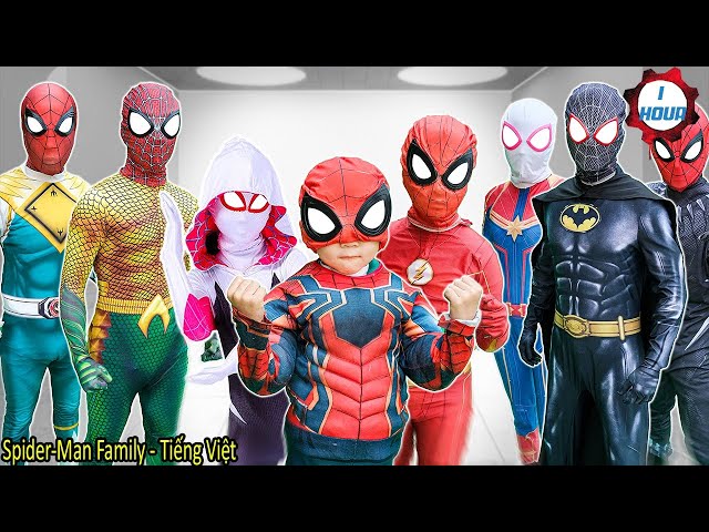 Siêu Nhân Nhện Nhí tiêu diệt JOKER và giúp đỡ mọi người- Tổng Hợp Video Hay Nhất|| Spider-Man Family