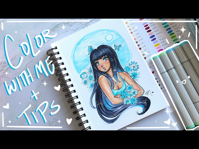 Coloring With Copic Markers + Tips✍🏽🎨 | Christina Lorre' 🦋