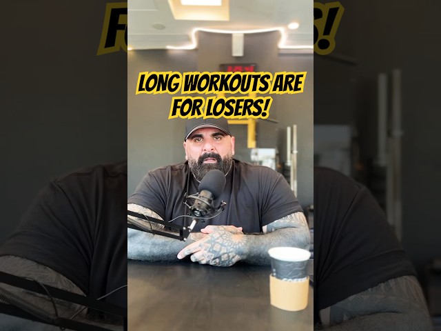 LONG WORKOUTS ARE FOR LOSERS! #exercisescience #fitnessjourney #trainsmart