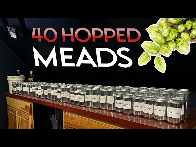 The Worlds Biggest Hopped Mead Experiment (40 Different Hops)