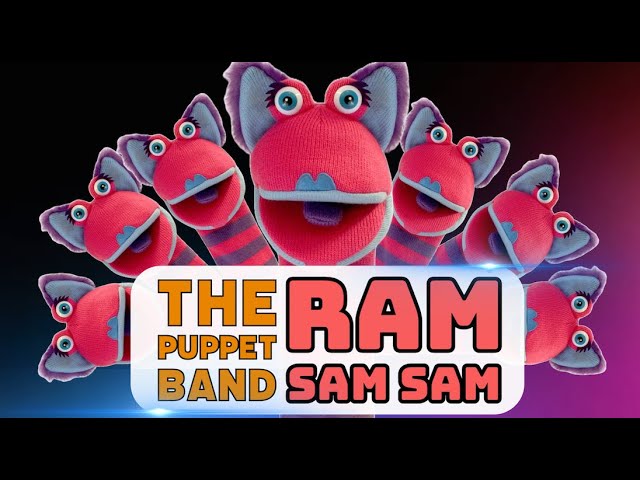 RAM SAM SAM - The Puppet Band (comptines rock pour enfants)