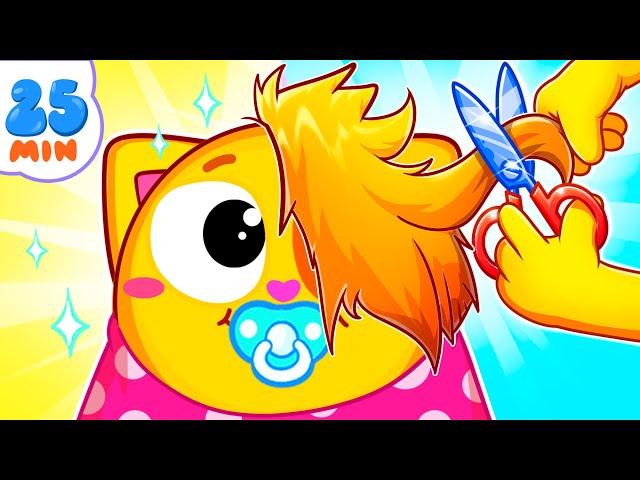 First Haircut Song ✂️ | Funny Songs For kids & Nursery Rhymes by Toddler Zoo