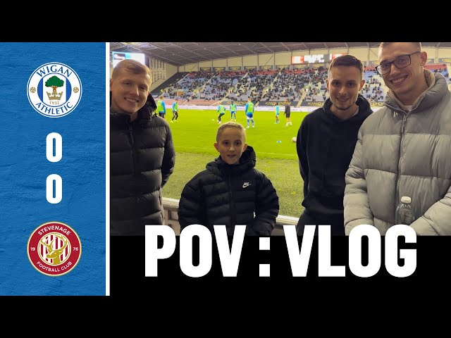 Interview with @HashtagHouse Lads During Wigan Athletic vs Stevenage 0-0 Draw