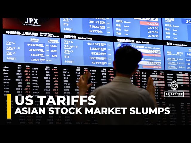 Asian stocks plunge as Trump’s tariffs spook markets