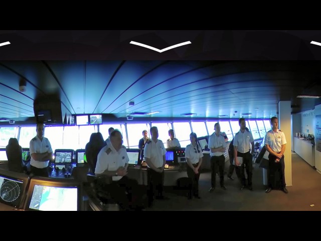 Harmony of the Seas - 360 video on the bridge!