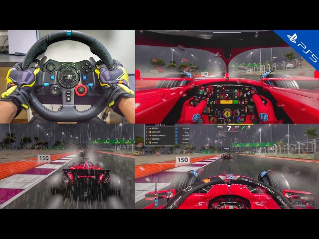 F1 24 Qatar Grand Prix (1 Full lap) | Charles Leclerc Ferrari F1| Logitech G29 PS5  Gameplay