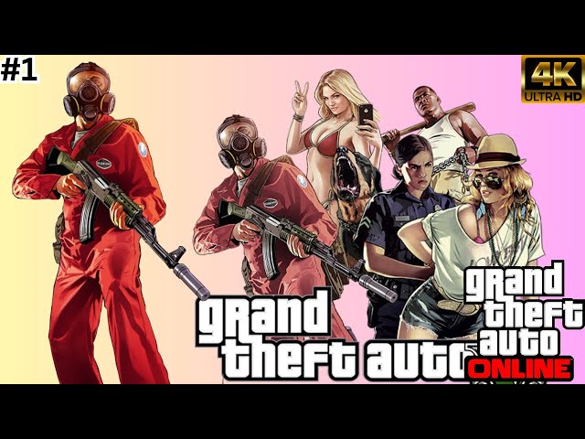 Grand Theft Auto V : My first online gameplay experience was ⚡️🔥