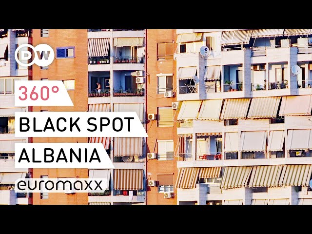 Tirana's darkest spot: The Black Apartment | 360° Open House tour in Albania | Black spot Albania