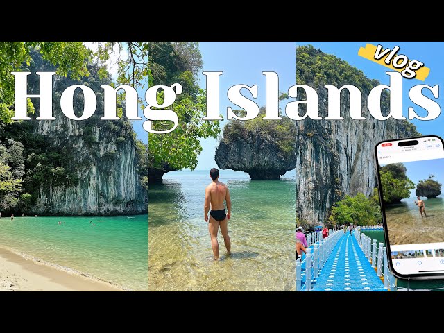 private boat tour to Hong Islands! from Krabi | Thailand vlog