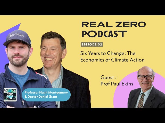 Real Zero Pod S01E02 - Six Years to Change: The Economics of Climate Action with Paul Ekins