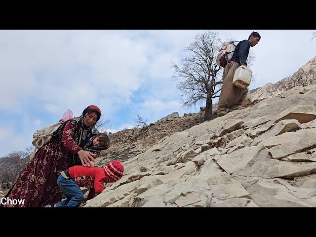 "Life in the Mountains: Noorbakhsh Family with Two Children"