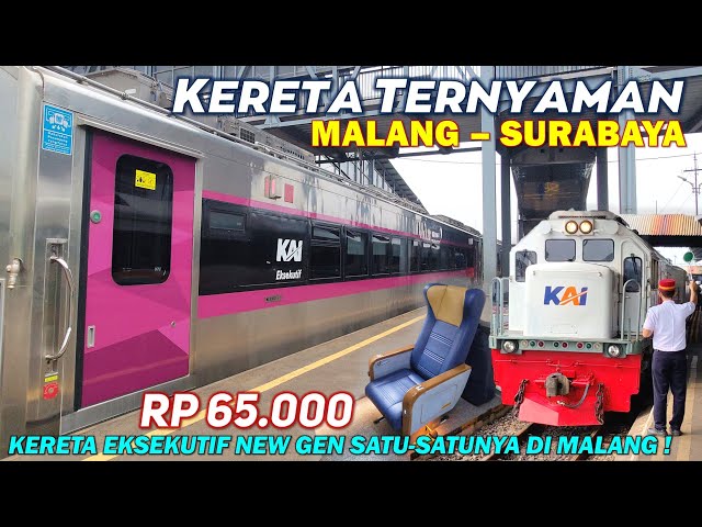 KERETA TERNYAMAN MALANG SURABAYA ! Naik KA Jayabaya Eksekutif New Generation, Lebih Cepat dan Nyaman