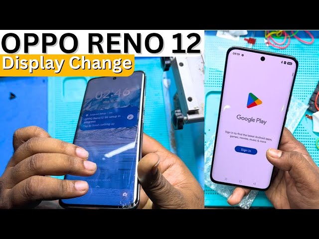 OPPO RENO 12 BROKEN DISPLAY CHANGE #smartphone #repair #youtubeindia