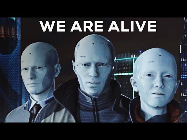 Kara, Connor & Markus Becomes Human (Androids are Alive Moments) - DETROIT BECOME HUMAN