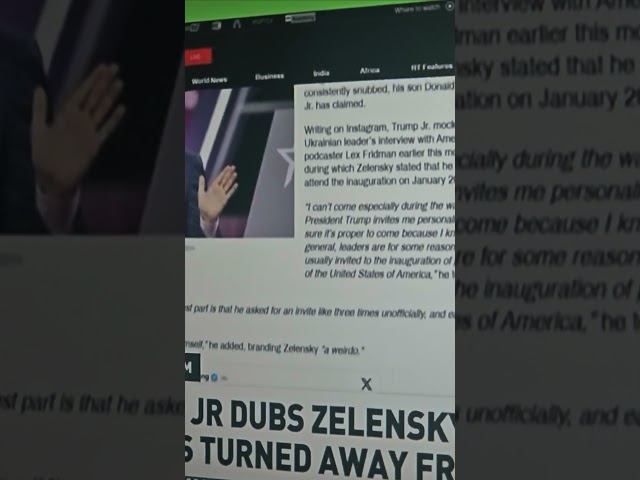 Trump Inauguration vs Zelensky - Rejected 3 TIMES 🇺🇸✌🏻