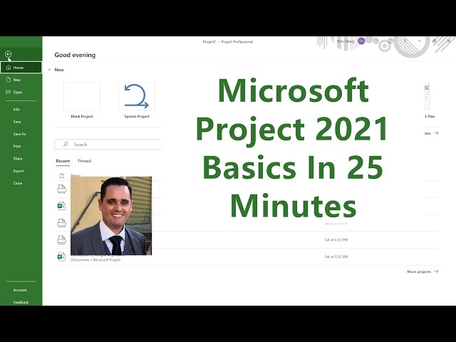 Microsoft Project 2021 - Basics - In 25 minutes - Easy!