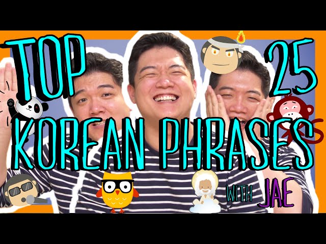 Learn the Top 25 Must-Know Korean Phrases!