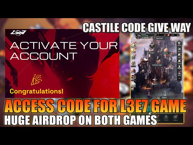 L3E7 MMORPG CODE GIVEAWAY | CASTILE SUMMON TICKET FREE | LIVE PLUS GCASH GIVEAWAY