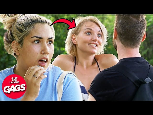 Wife Tests Her Husband With Bikini Model | Just For Laughs Gags