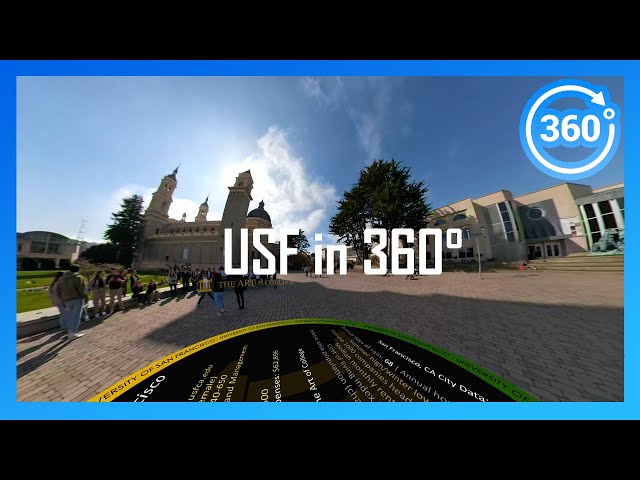 [2020] UNIVERSITY OF SAN FRANCISCO in 360° (walking/driving campus tour)