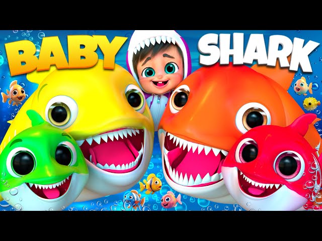 Baby Shark Underwater Swim - Baby songs - Kids Songs #BabyShark #cocomelon #pinkfong