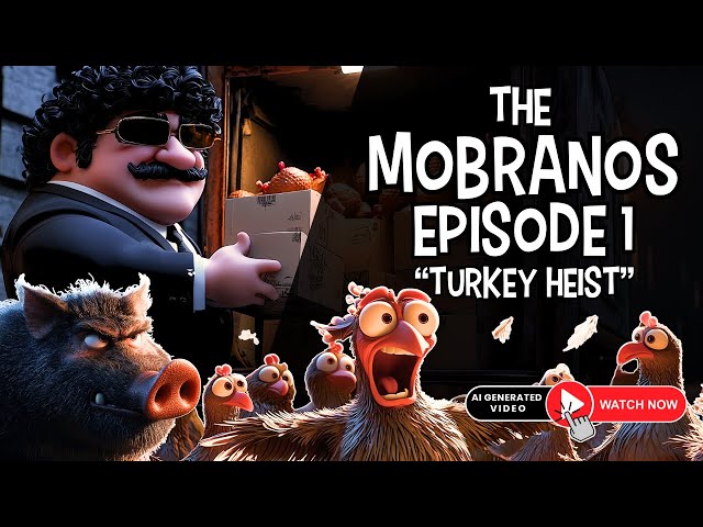 The Mobranos | Episode 1 - Turkey Heist | AI Animation | AI Generated Video