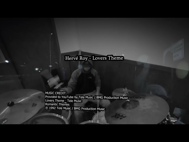 VR180 Airshom Drumming Hervé Roy - Lovers Theme Drum Cover.....