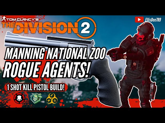 Manning National Zoo + ROGUE AGENTS REANIMATED THE HARVEST 1 SHOT KILL PISTOL BUILD - The Division 2