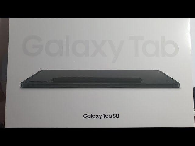 Samsung Galaxy Tab S8 Unboxing