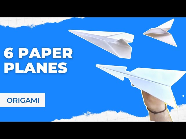 Create Amazing 6 Paper Planes with This Simple Origami Tutorial!