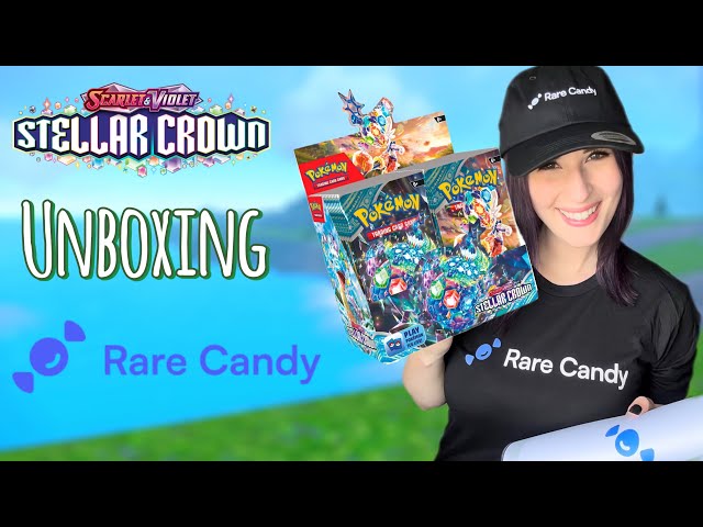 Stellar Crown Unboxing with Rare Candy! - Pokémon TCG