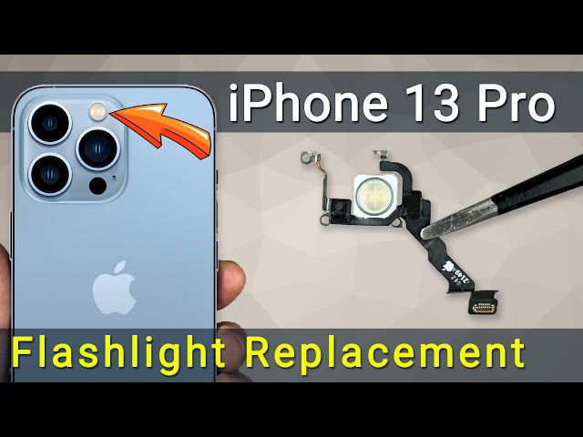 iPhone 13 Pro Flashlight Replacement - Easy DIY Fix!