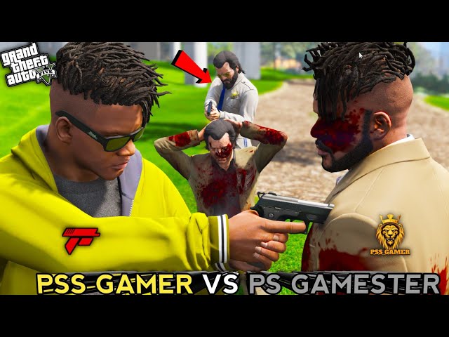 GTA 5: Finally PSS Gamer Take Revenge From PS Gamester🤬😈Ps Gamester Run🤬PSS Gamer (GTA 5 Mods)