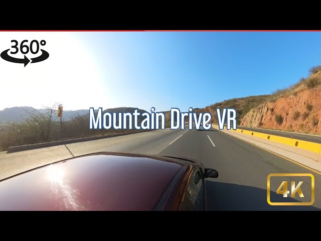 360° VR Drive Through Mountain Range