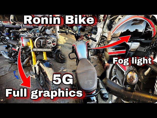 Ronin Bike 🚀🏍️💯Modified 👌💯Full PPF AND lamination👀⚙️🛠️