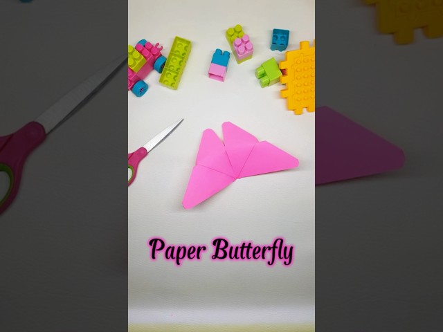 Easy Origami Paper Butterfly | How to Make Paper Butterfly 🦋#diy #craft #trending