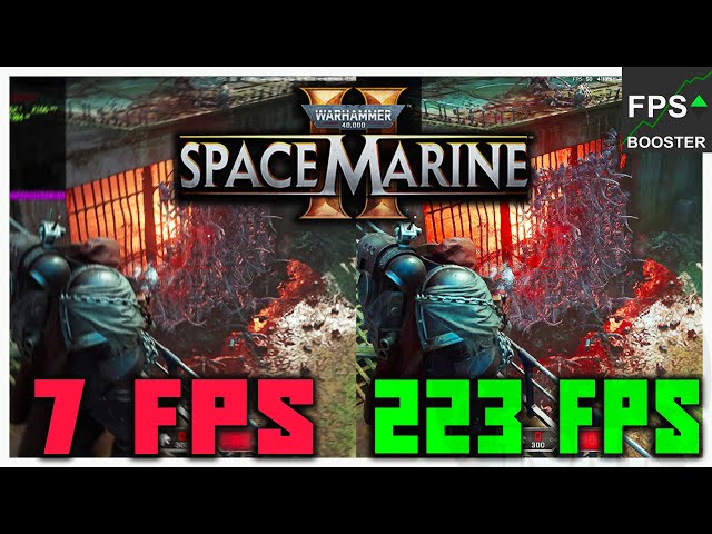 HOW TO INCREASE FPS ON WARHAMMER 40,000 SPACE MARINE 2 TO 100% WITHOUT LAG | BOOST FPS #tutorial