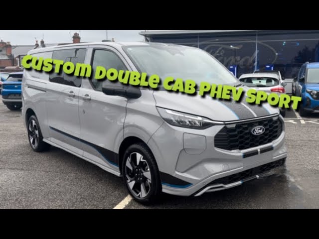 Ford Transit Custom Double Cab PHEV 320 L2 Auto Sport Walkaround